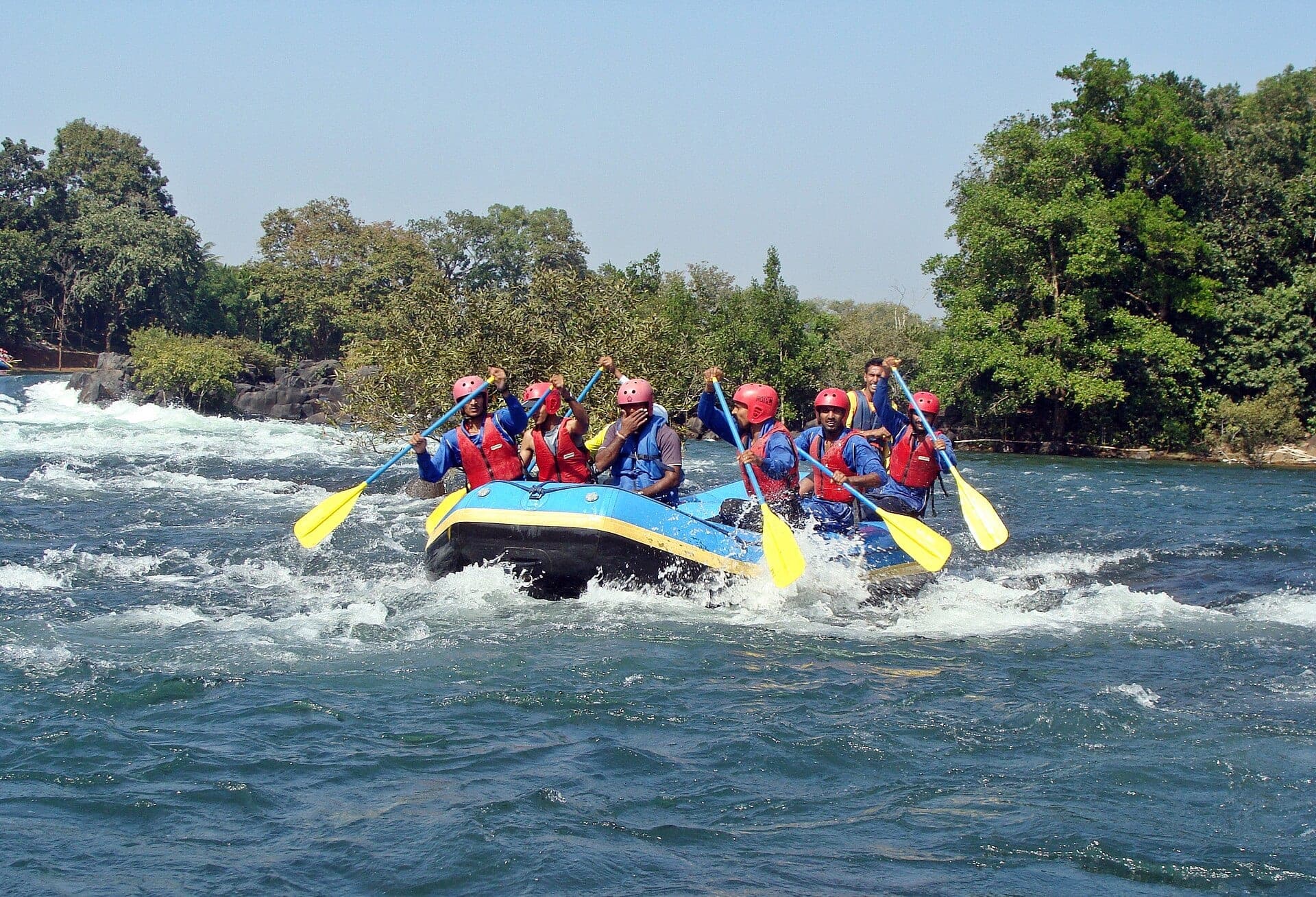 White-water rafting on the Kali River, Dandeli