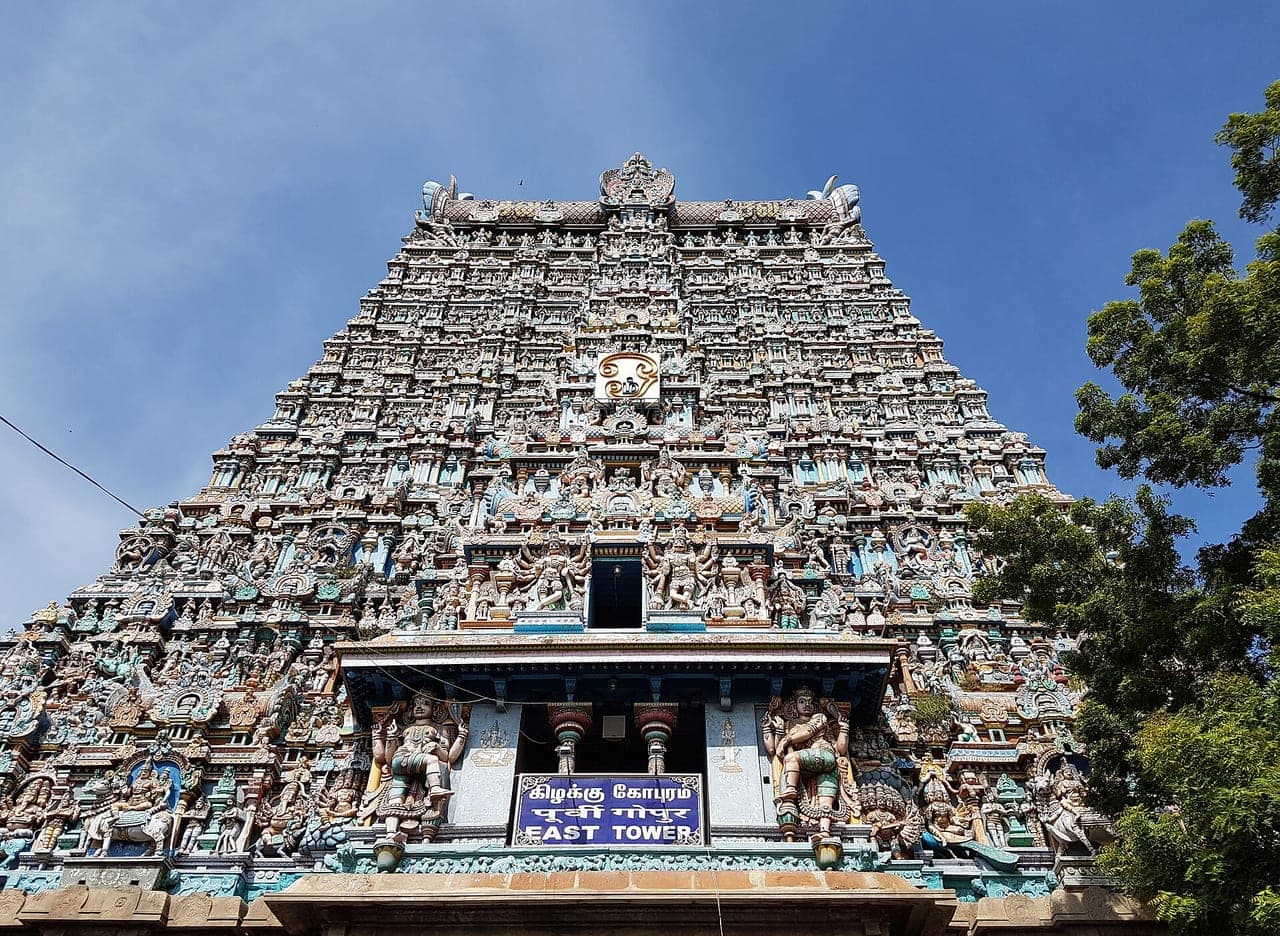 Gopuram of Meenakshi Amman Temple, Madurai