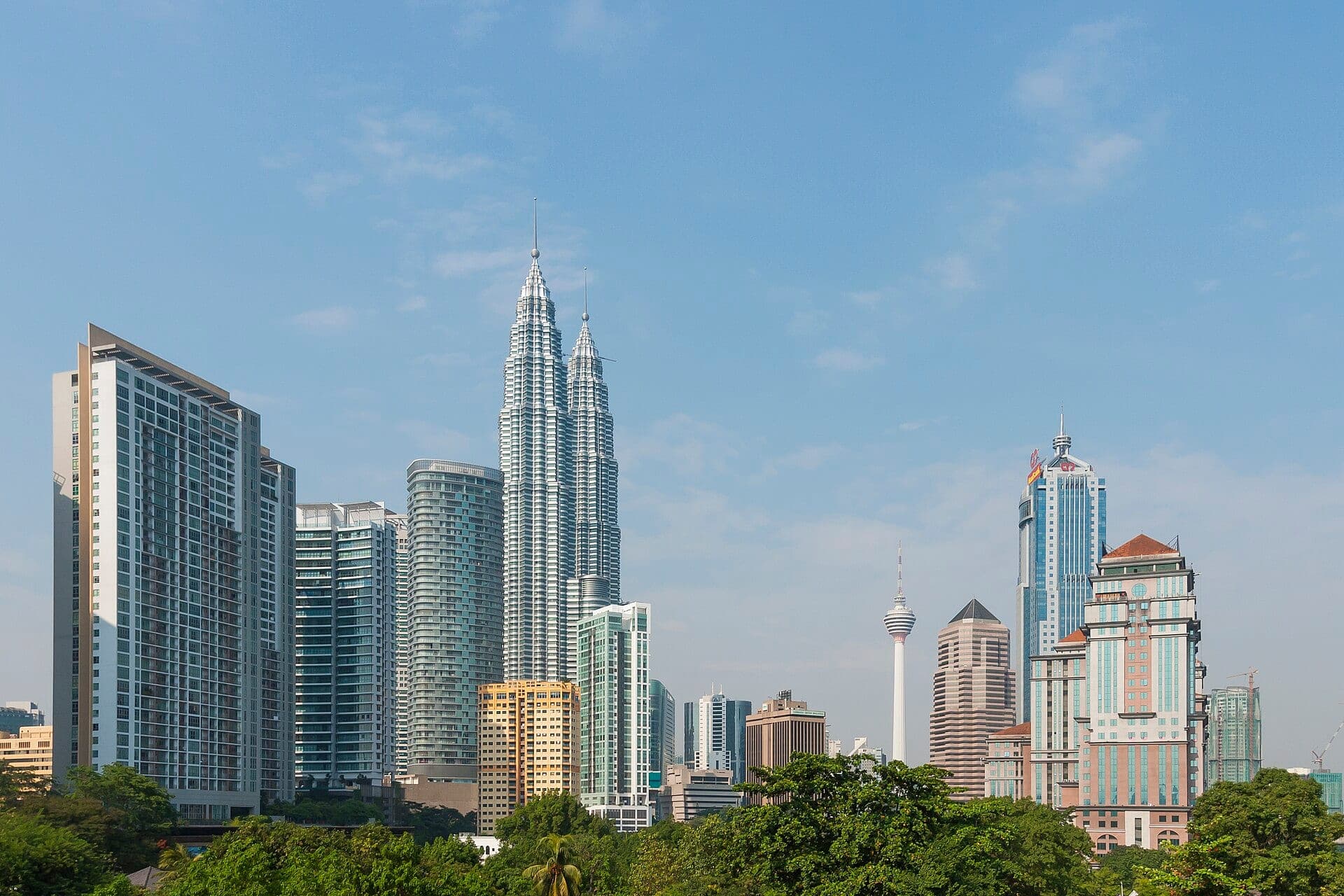 Kuala Lumpur skyline with KL Tower