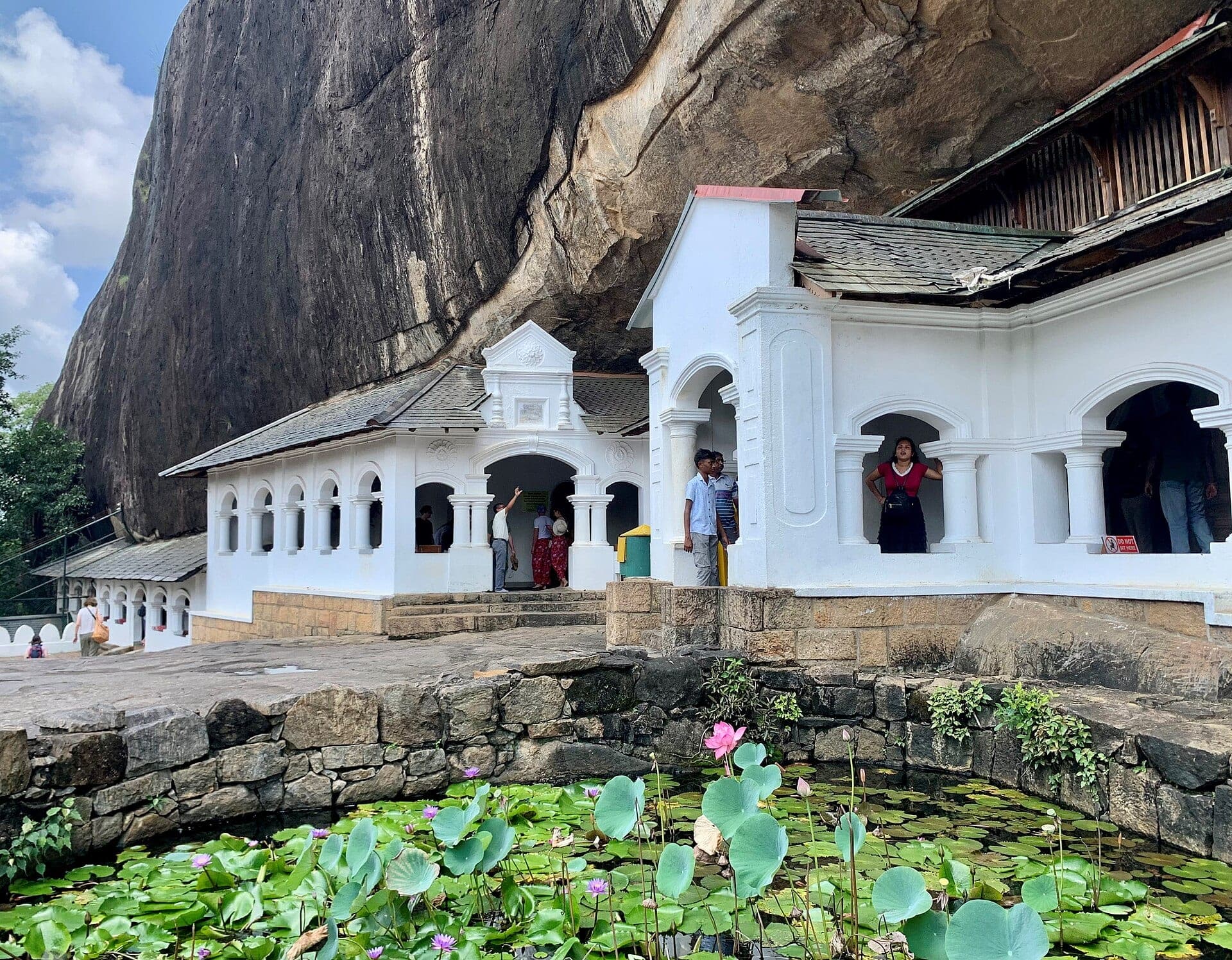 Entrance to the Dambulla Cave Temple